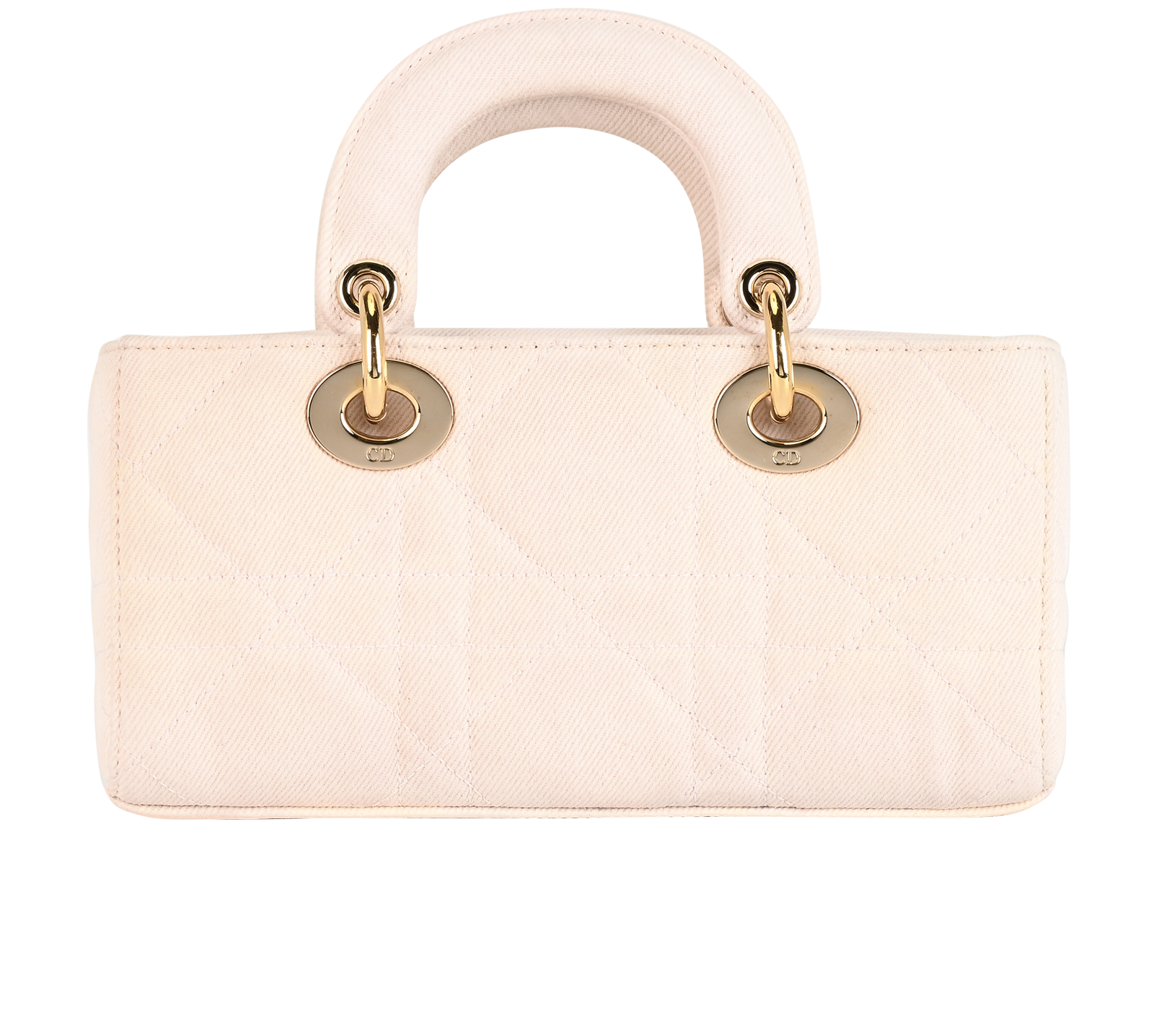 Mini  Lady D-Joy, &pound;1,900, Handbags, Pink, Denim/Leather, Back view